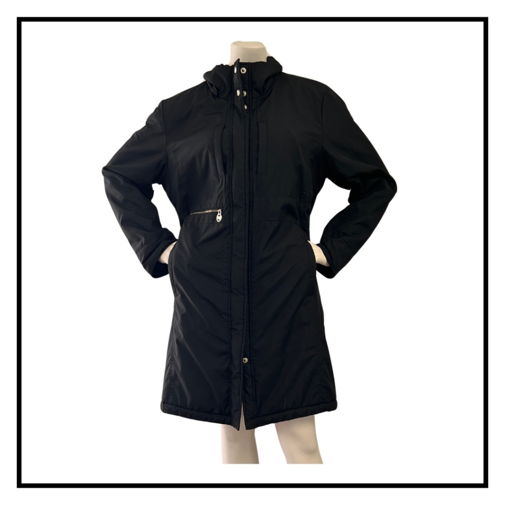 Michael Kors Black Long Puffer/Parka